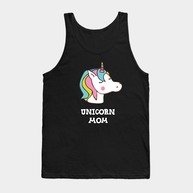 Unicorn Mom Tank Top by FruitflyPie